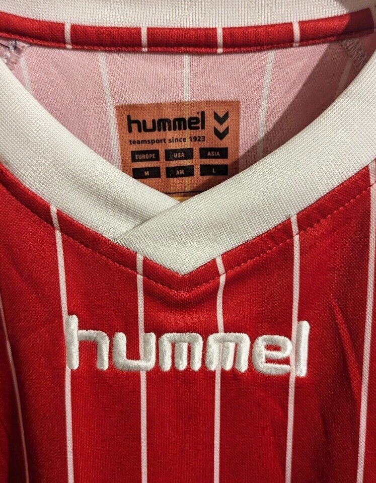 Hummel Football Shirt Medium Long Sleeve Denmark Template Soccer Jersey Aalborg
