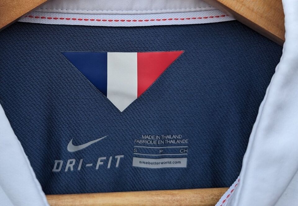 Nike France Football Shirt Men's Small 2014/15 International Home Soccer Jersey